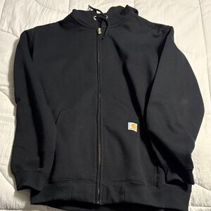 Carhartt Black Full-Zip Sweatshirt